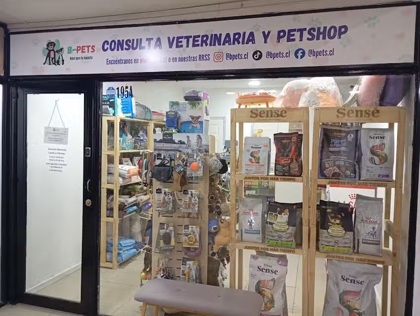 B-Pets Tienda de Mascotas | Consulta Veterinaria en Providencia
